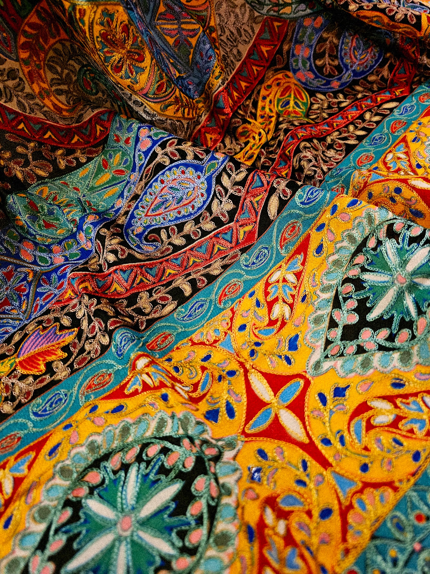 Reelkar silk shawl/dupata