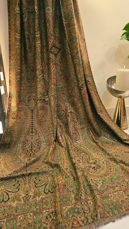 Reversible Persian kaani: Pashmina
