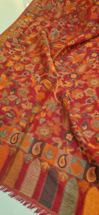 Woolen pashmina kaani shawl