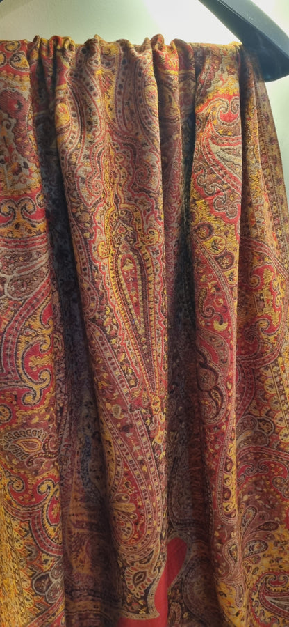 Reversible persian kaani shawl code 2001