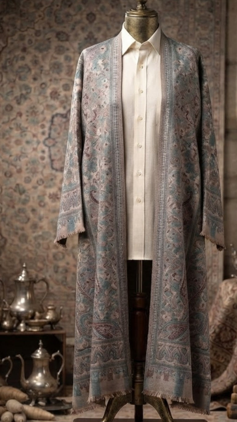 Kaani coats: woollen pashmina