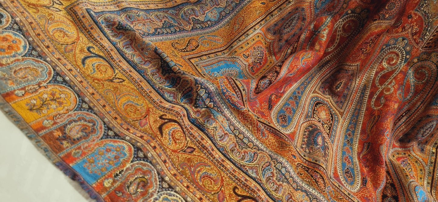 Pashmina with zaree kaani shawl