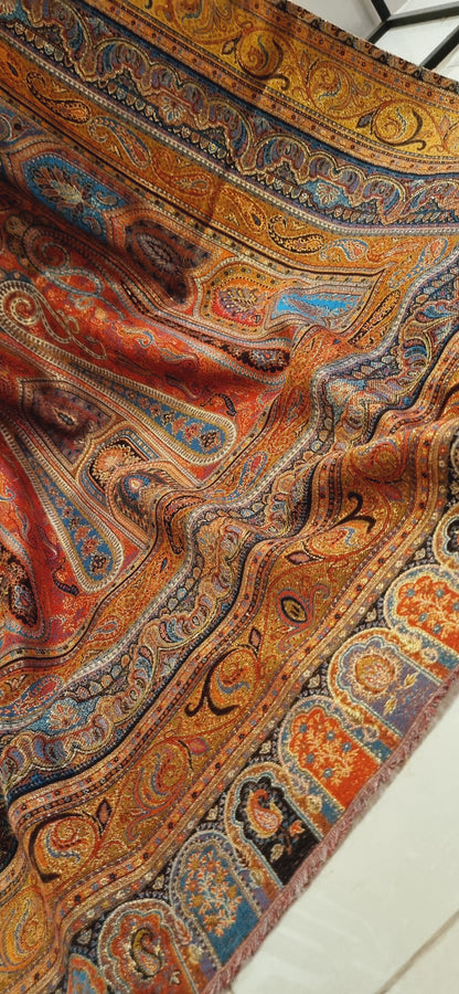 Pashmina with zaree kaani shawl
