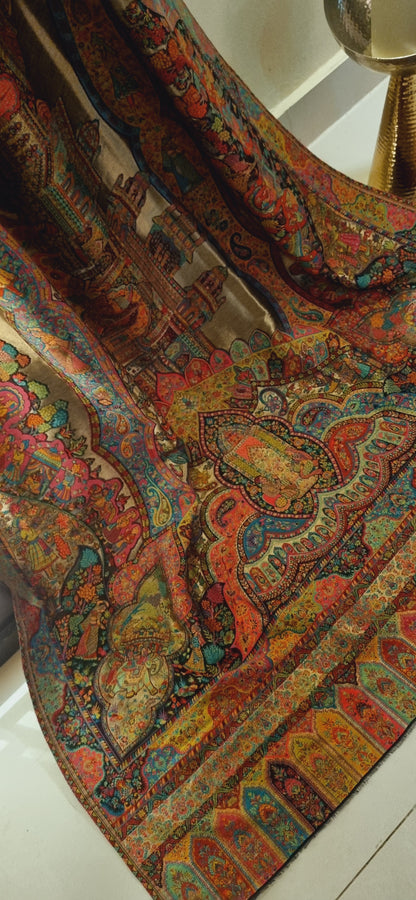 Moonlight kaani darbari pashmina