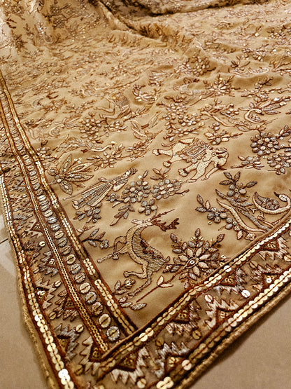 Embroidered georgete dupata