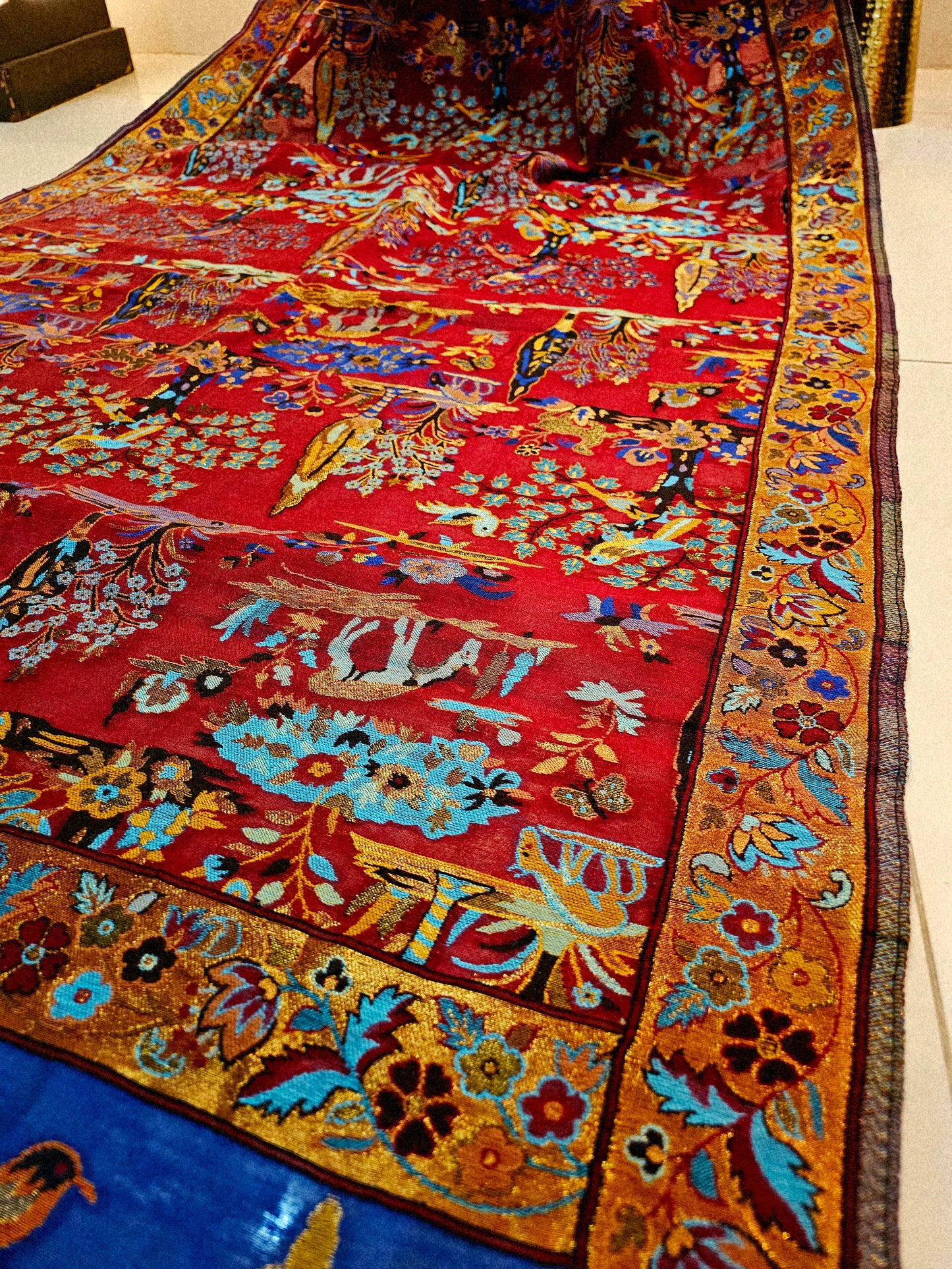 Silk kaani minishawl