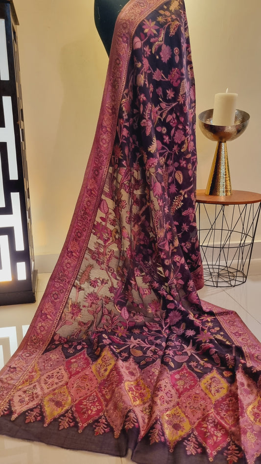 Silk kaani shawl