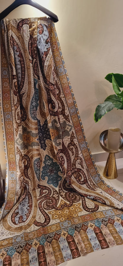 Reelkar embroidered pashmina shawl