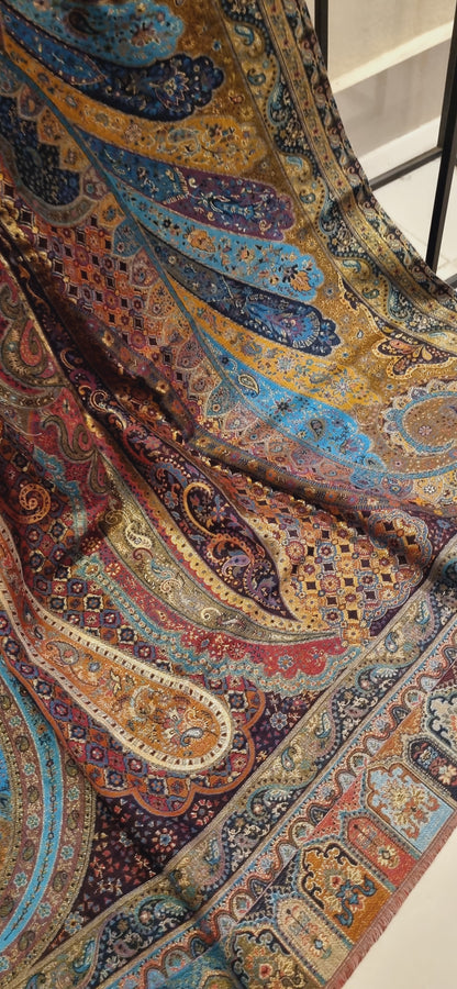Pashmina kaani with zaree