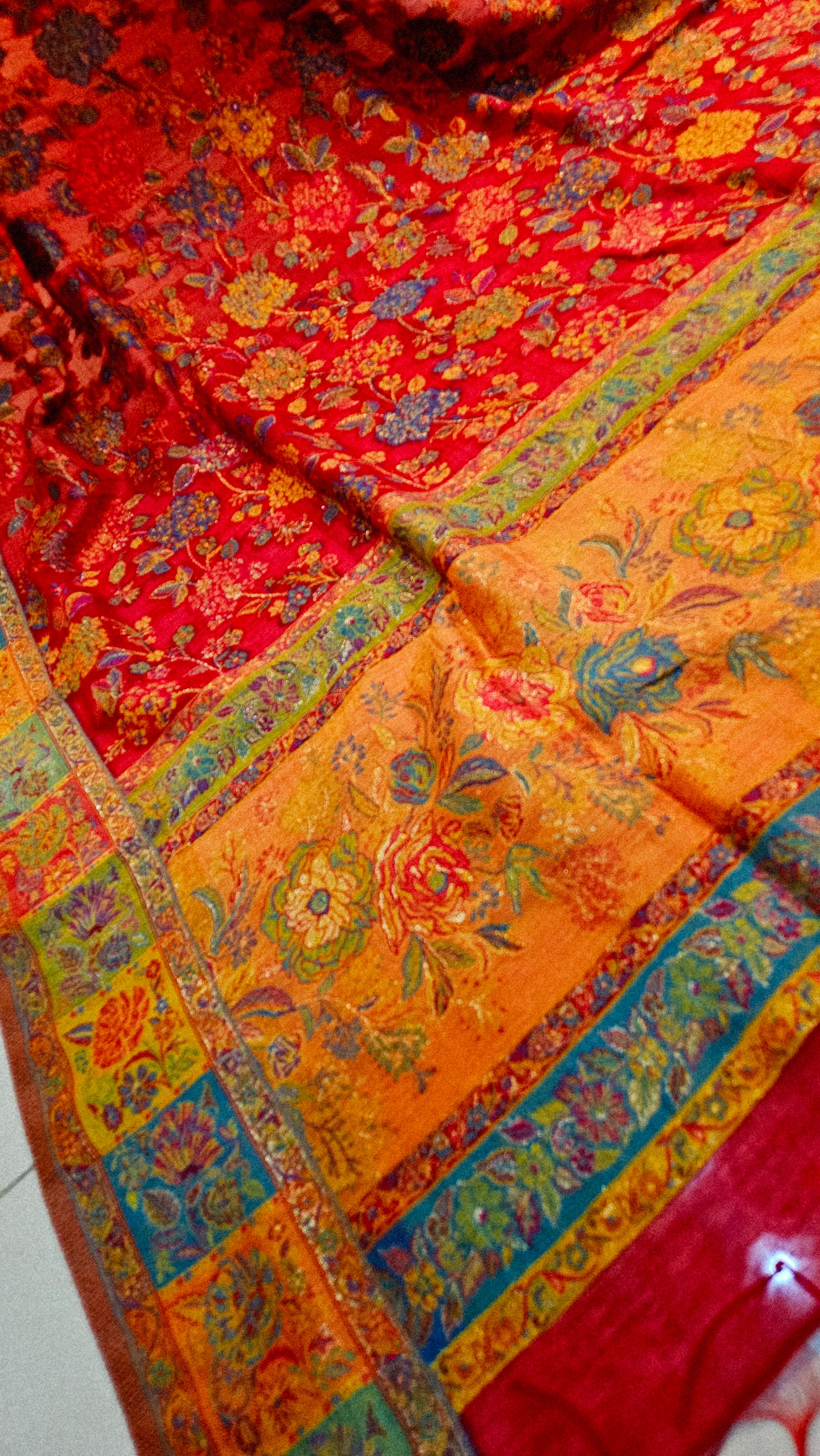 Silk kaani shawl