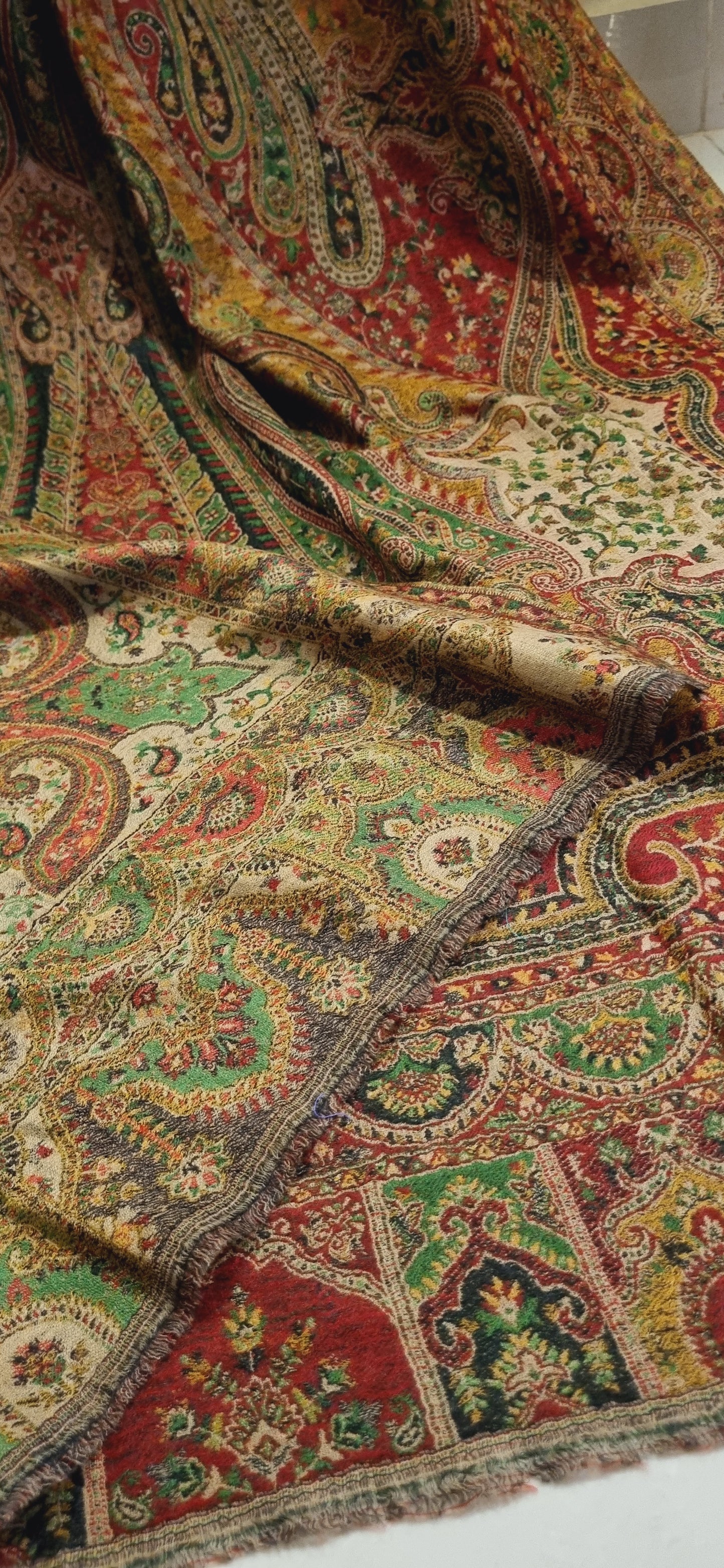 Persian reversible kaani Pashmina shawl