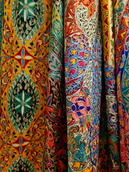 Reelkar silk shawl/dupata