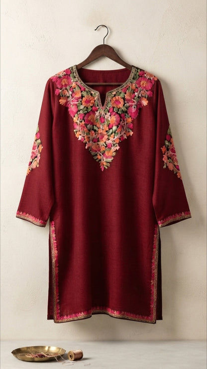 Kashmiri phiran: Pashmina