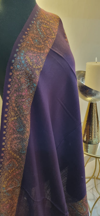 Hand embroidered Mini shawl