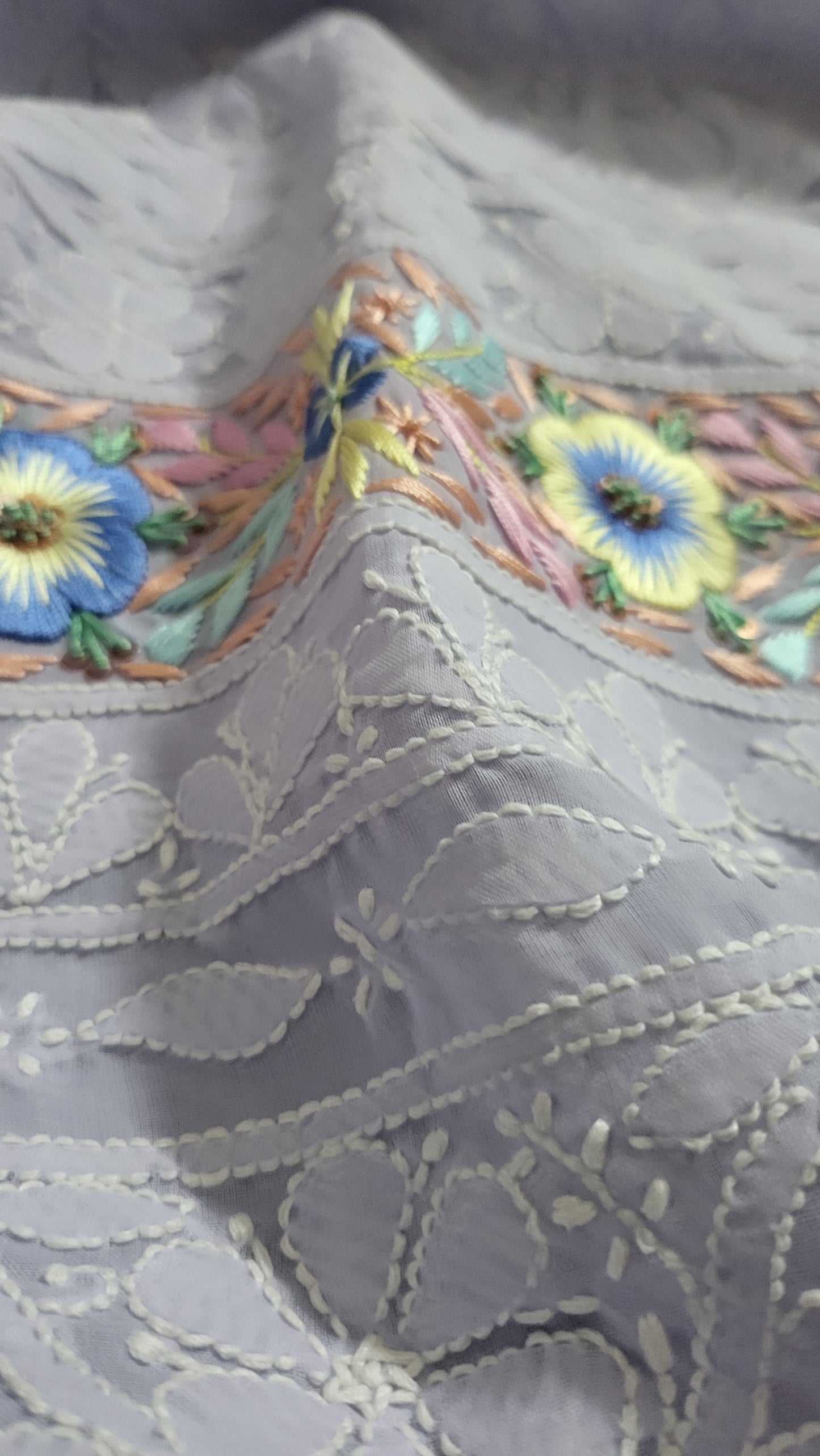 Chikankari shirt : parsi gara