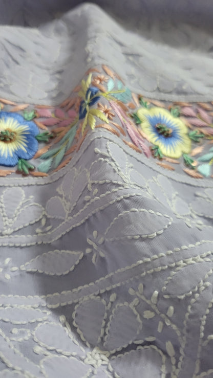 Chikankari shirt : parsi gara