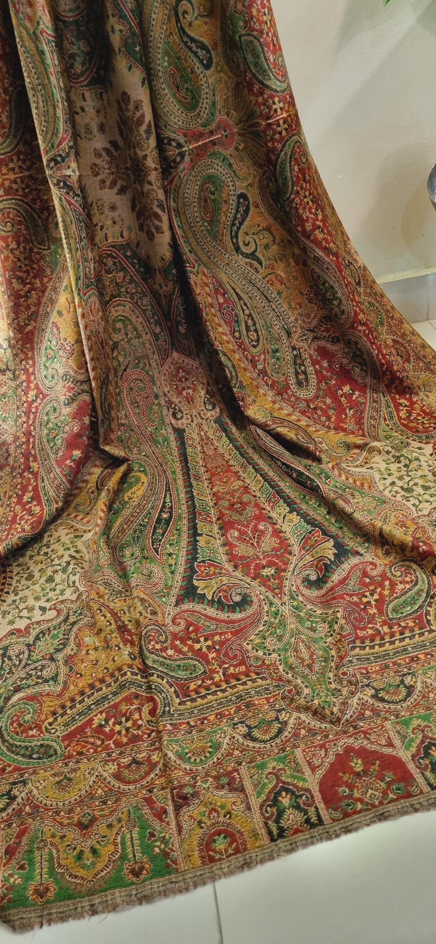 Persian reversible kaani Pashmina shawl