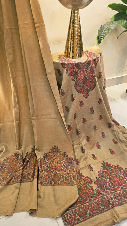 Kaani suit: Pashmina