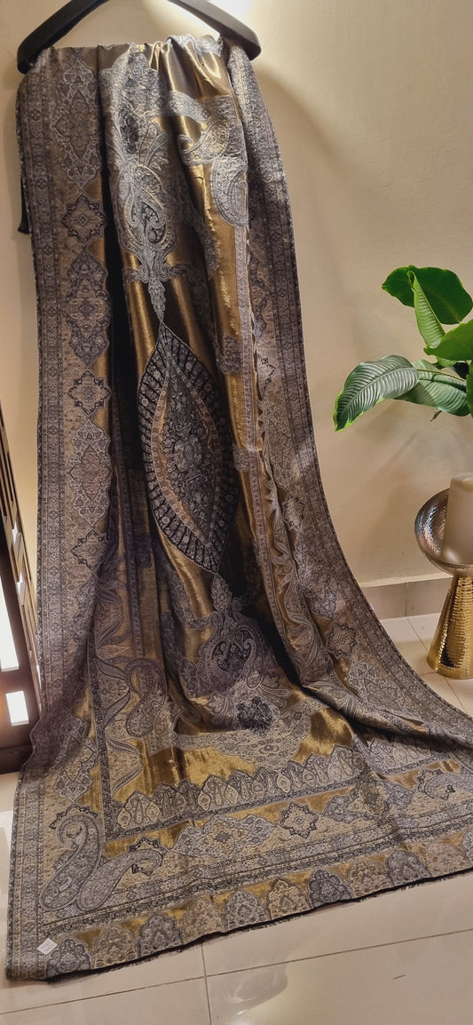 Reversible Moonlight kaani shawl