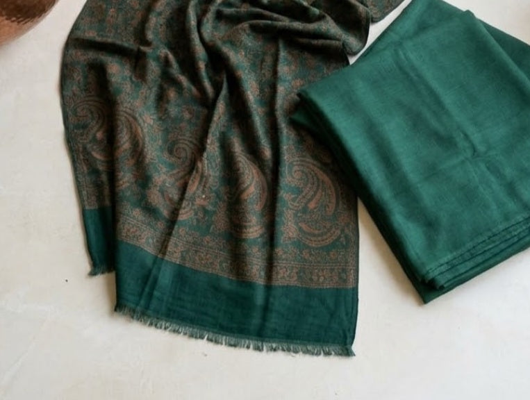 Kaani suit/shawl: woollen pashmina