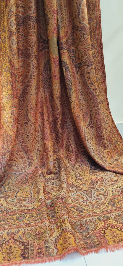 Reversible persian kaani shawl code 2001