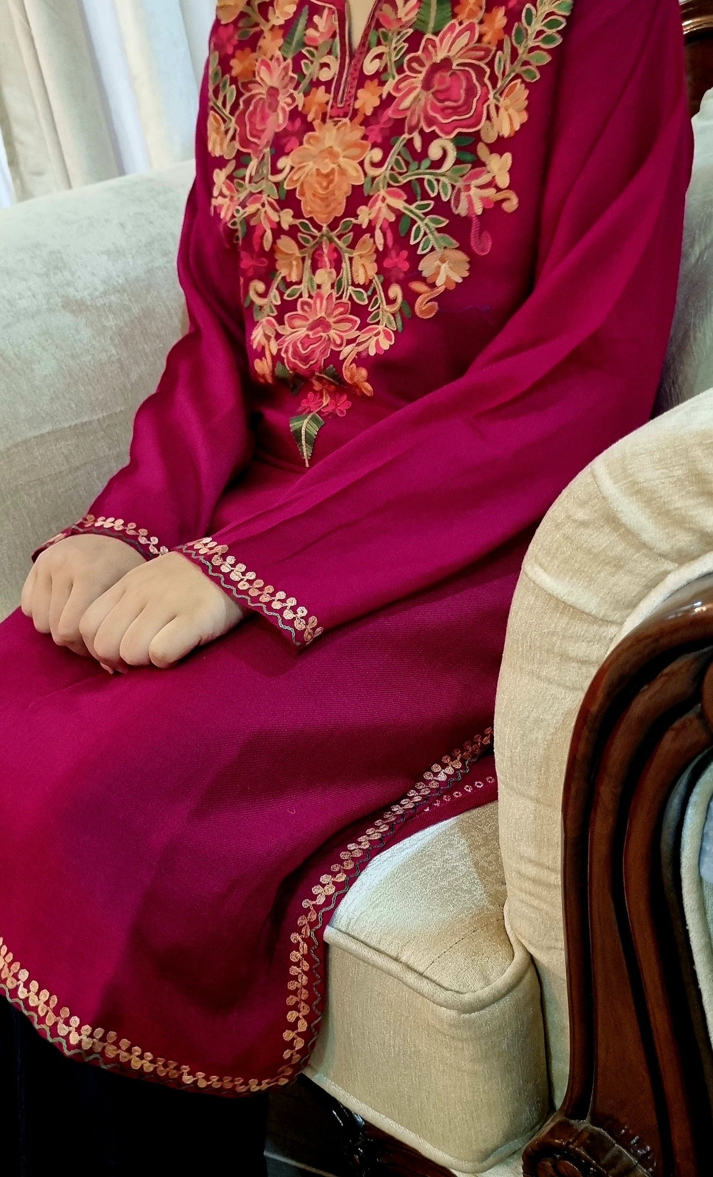 Embroidered kurta