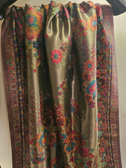 Silky moonlight kaani shawl