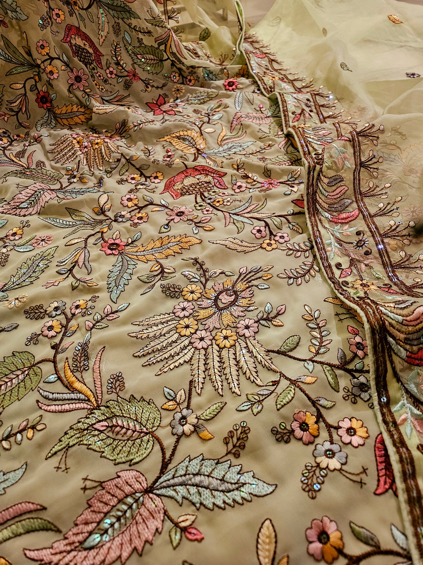 Sabyasachi inspired georgete suit