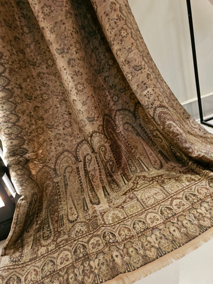 Reversible moonlight gandhara kaani shawl