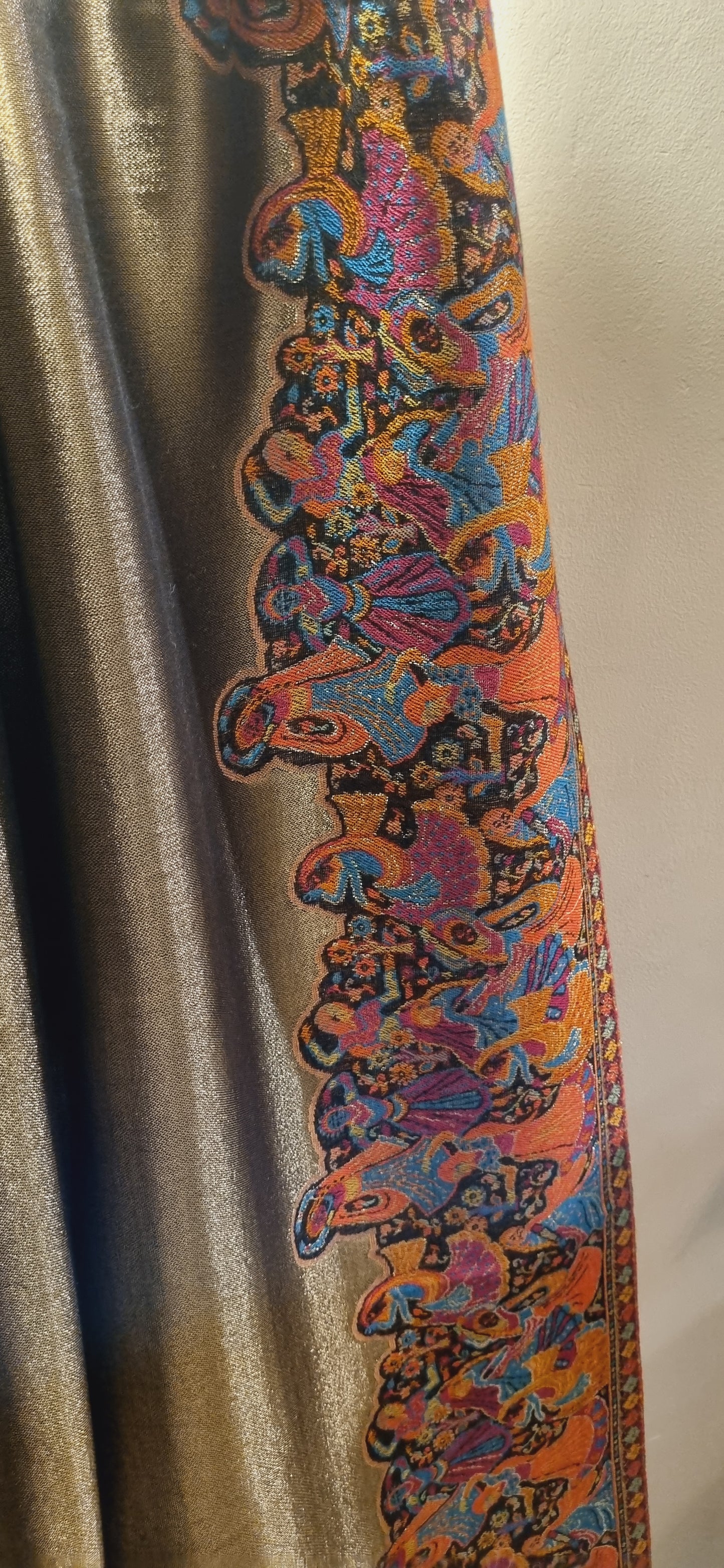 Reversible Moonlight gandhara kaani pashmina shawls