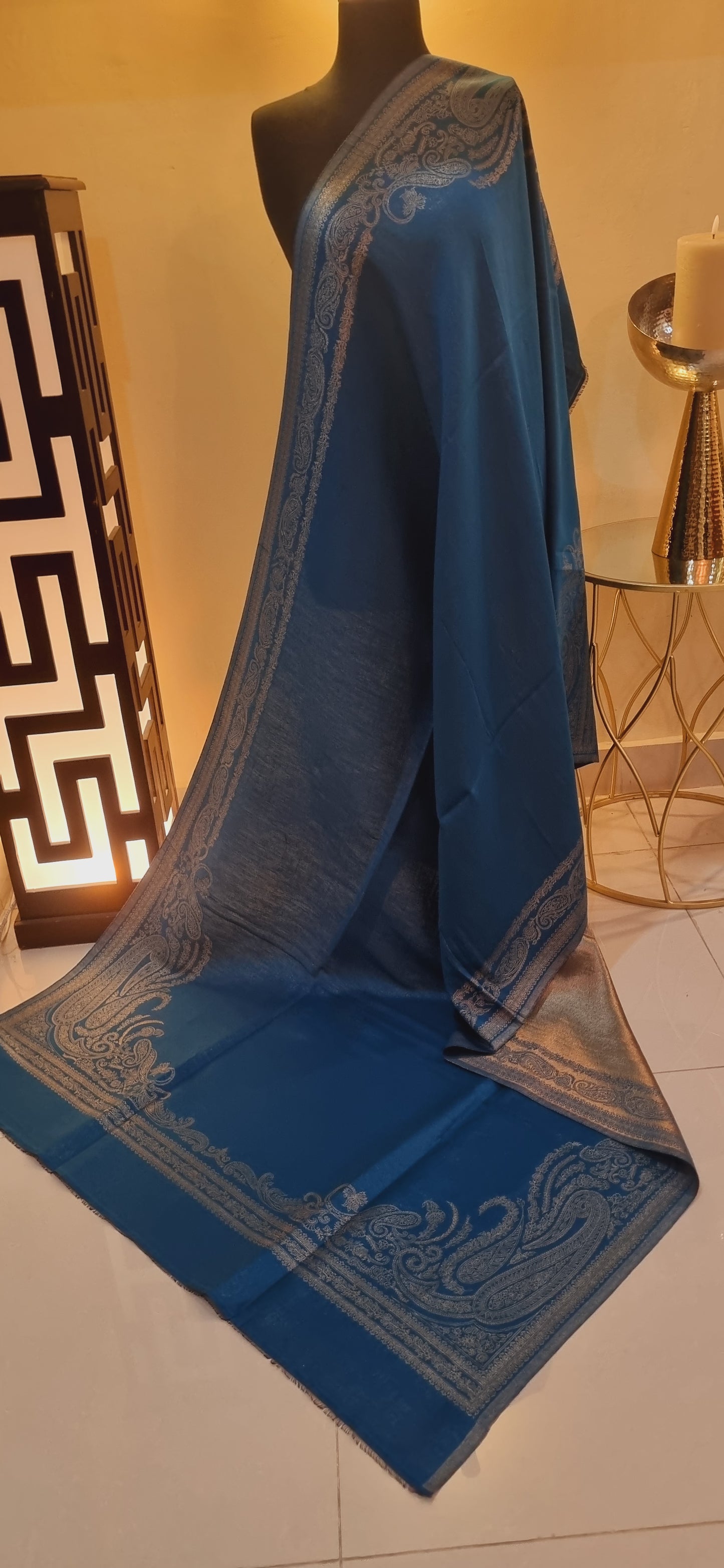 Moonlight reversible shawl