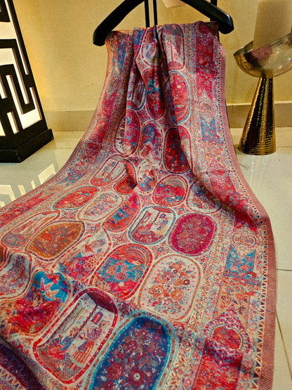 Silk kaani minishawl