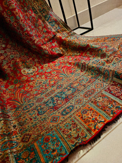 Reversible toosh moonlight kaani shawl