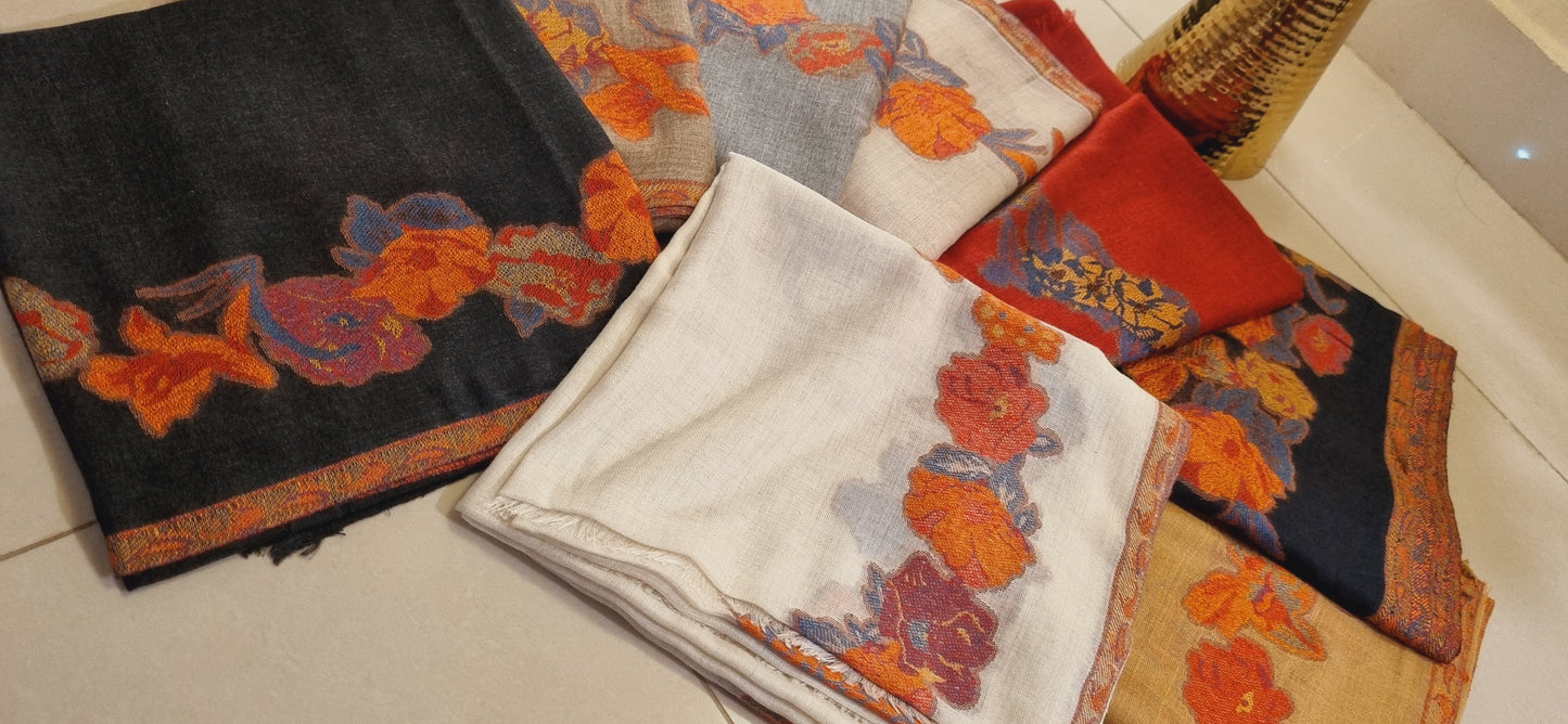 Woolen pashmina kaani shawl
