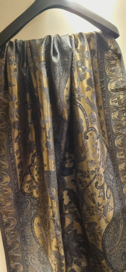 Laila's moonlight silky kaani shawl