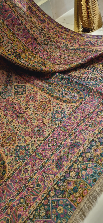 Persian kaani reversible shawl