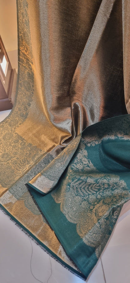 Moonlight reversible shawl