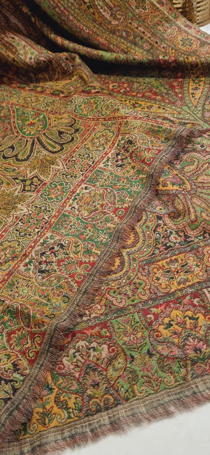 Persian reversible kaani pashmina shawl