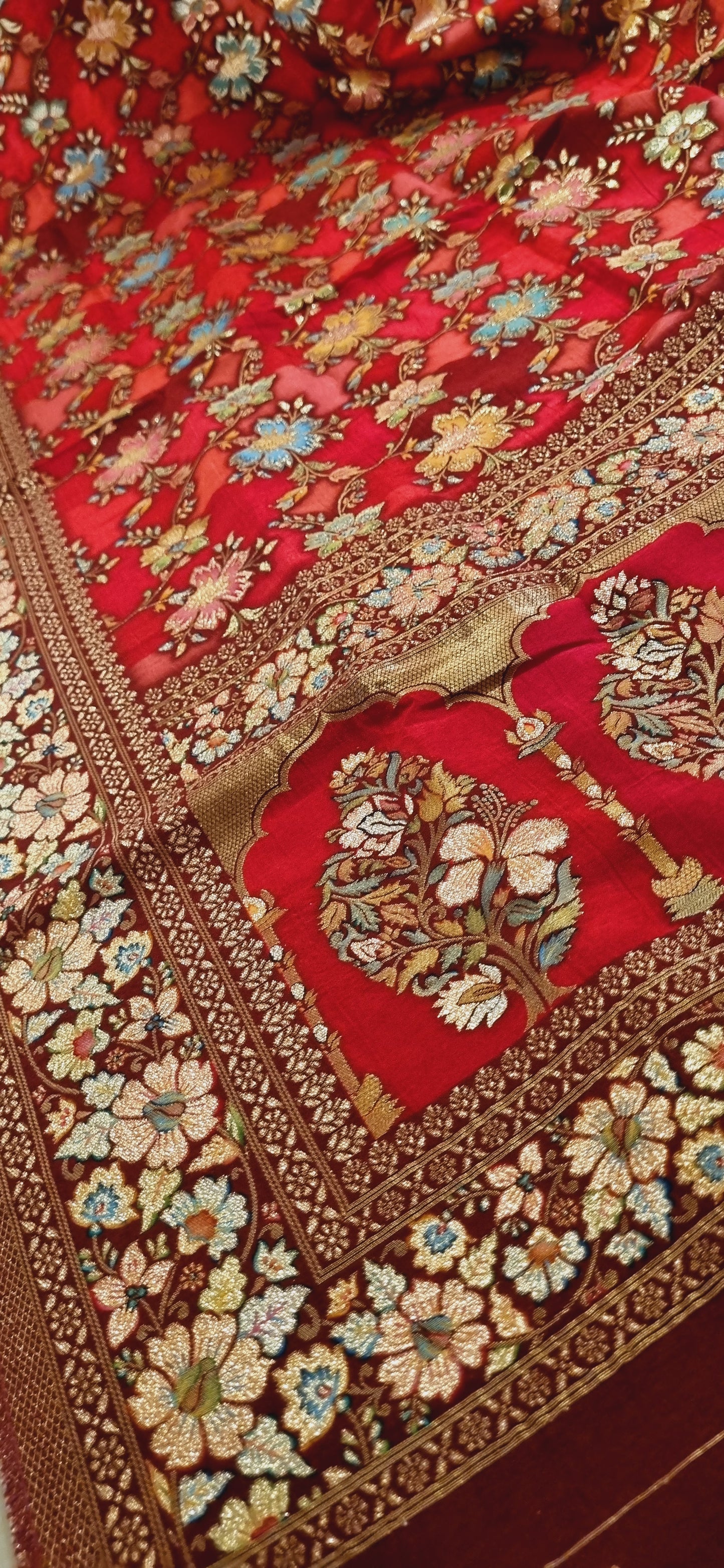 Meenakari patola silk dupatta