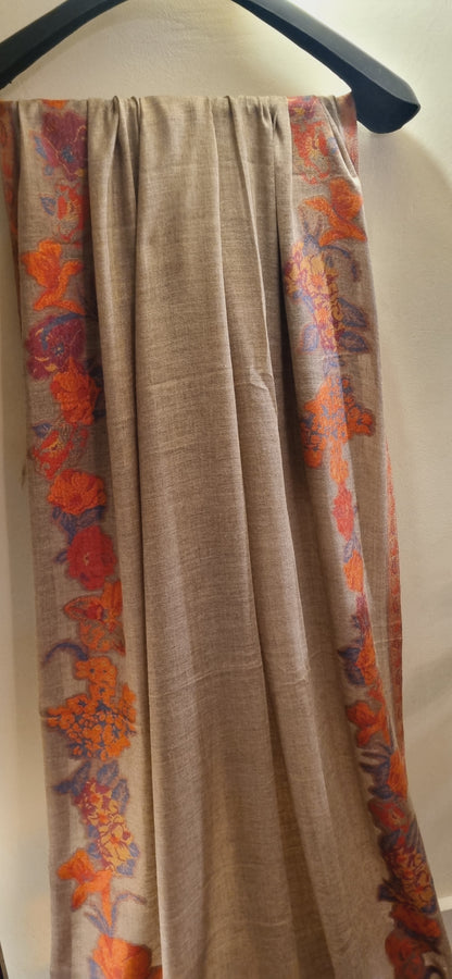 Woolen pashmina kaani shawl