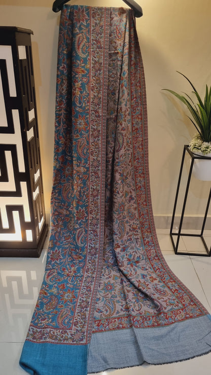 Reversible kaani shawl