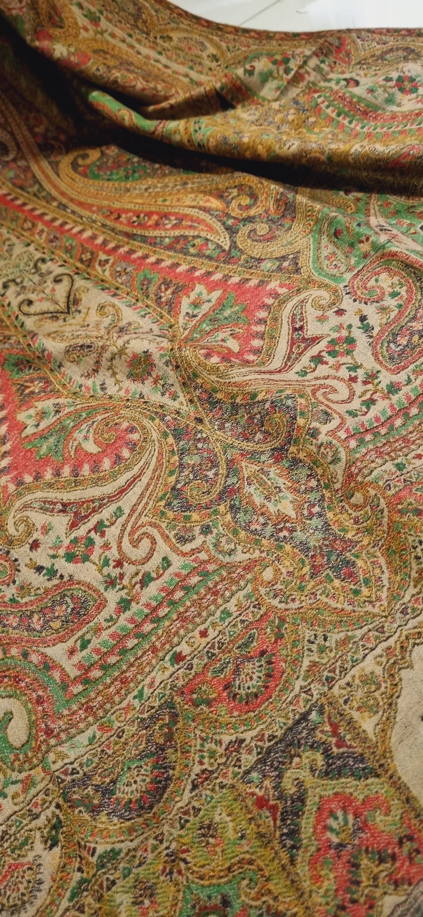 Persian reversible kaani Pashmina shawl