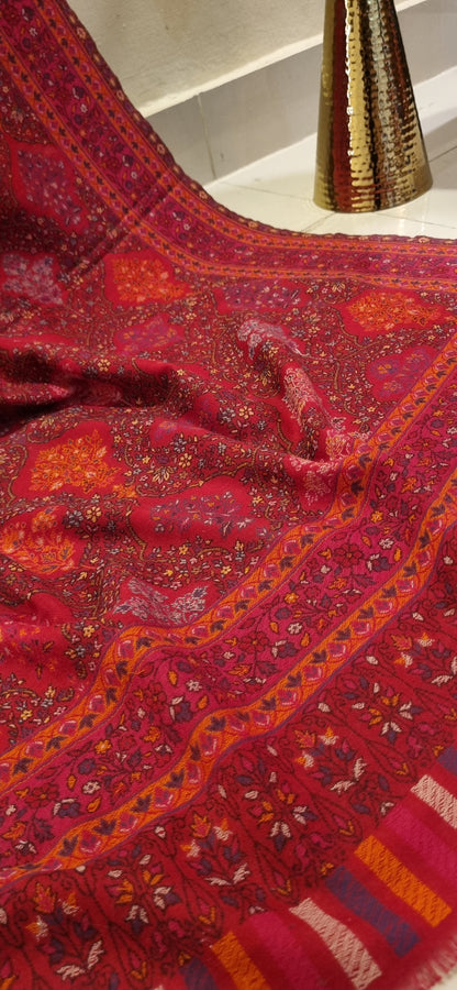 Jama kaani pashmina shawl