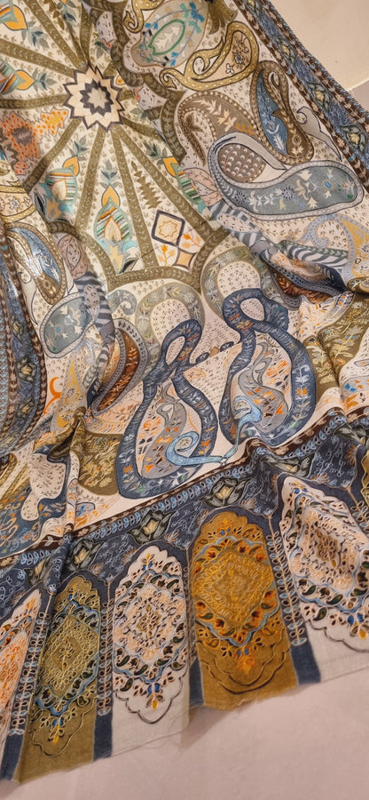 Reelkar pashmina shawl