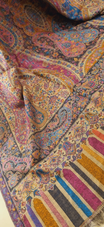 Persian pashmina kaani shawl