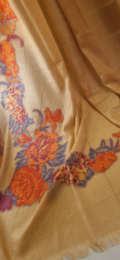 Woolen pashmina kaani shawl