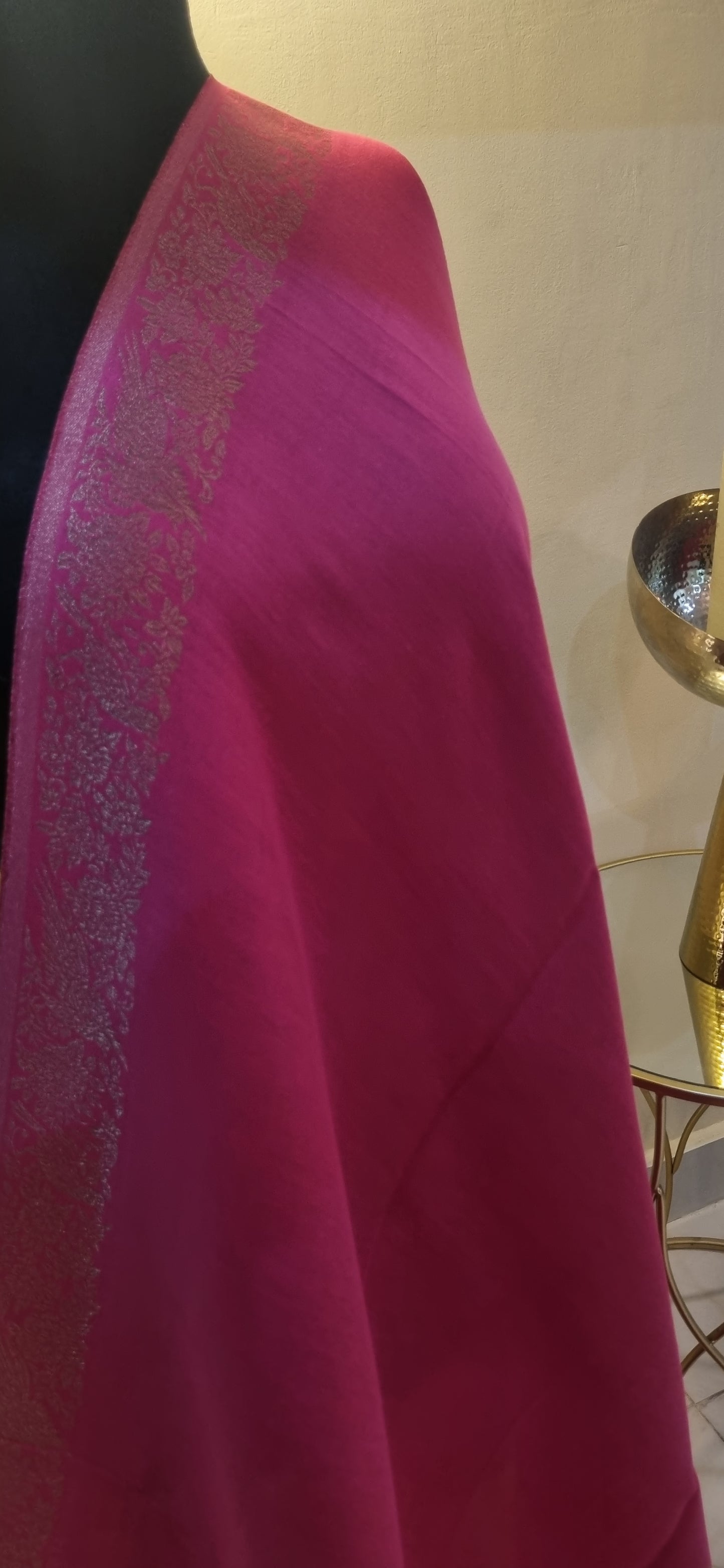 Moonlight reversible shawl