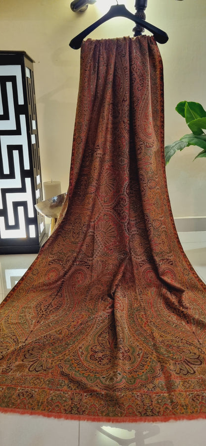 Reversible persian kaani pashmina