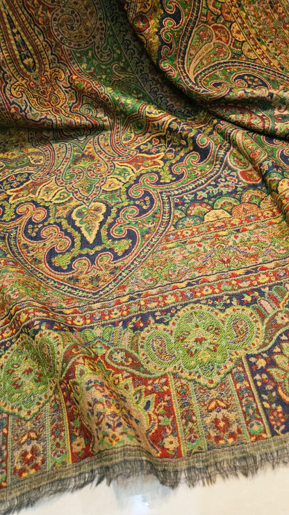 Persian reversible kaani: Pashmina