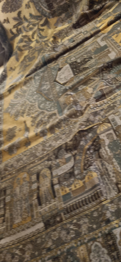 Darbari moonlight silky kaani shawl